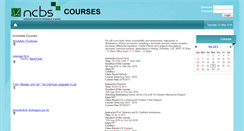 Desktop Screenshot of courses.ncbs.res.in