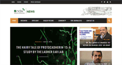 Desktop Screenshot of news.ncbs.res.in